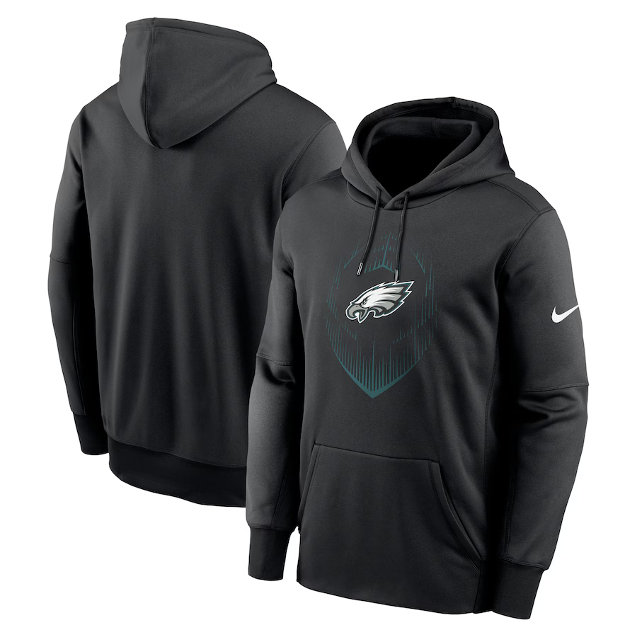 Men Philadelphia Eagles black style #2 2024 Nike NFL Hoodie